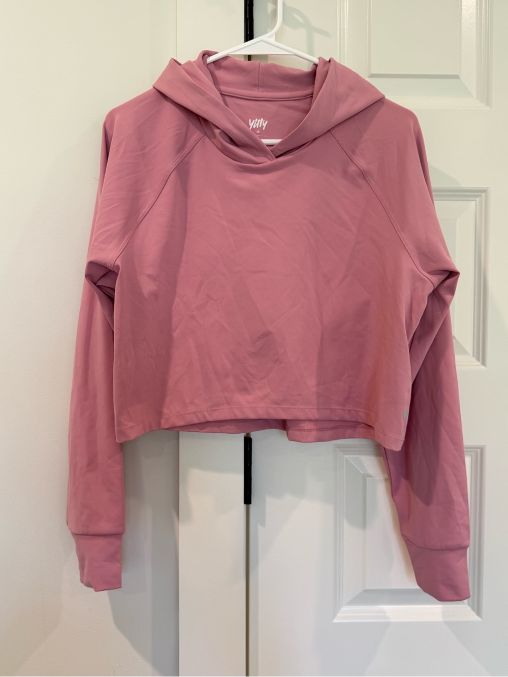 YITTY Rose Cropped Hoodie